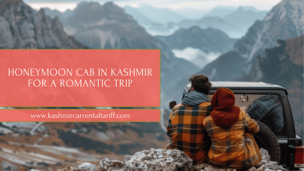 Honeymoon Cab Services in Kashmir