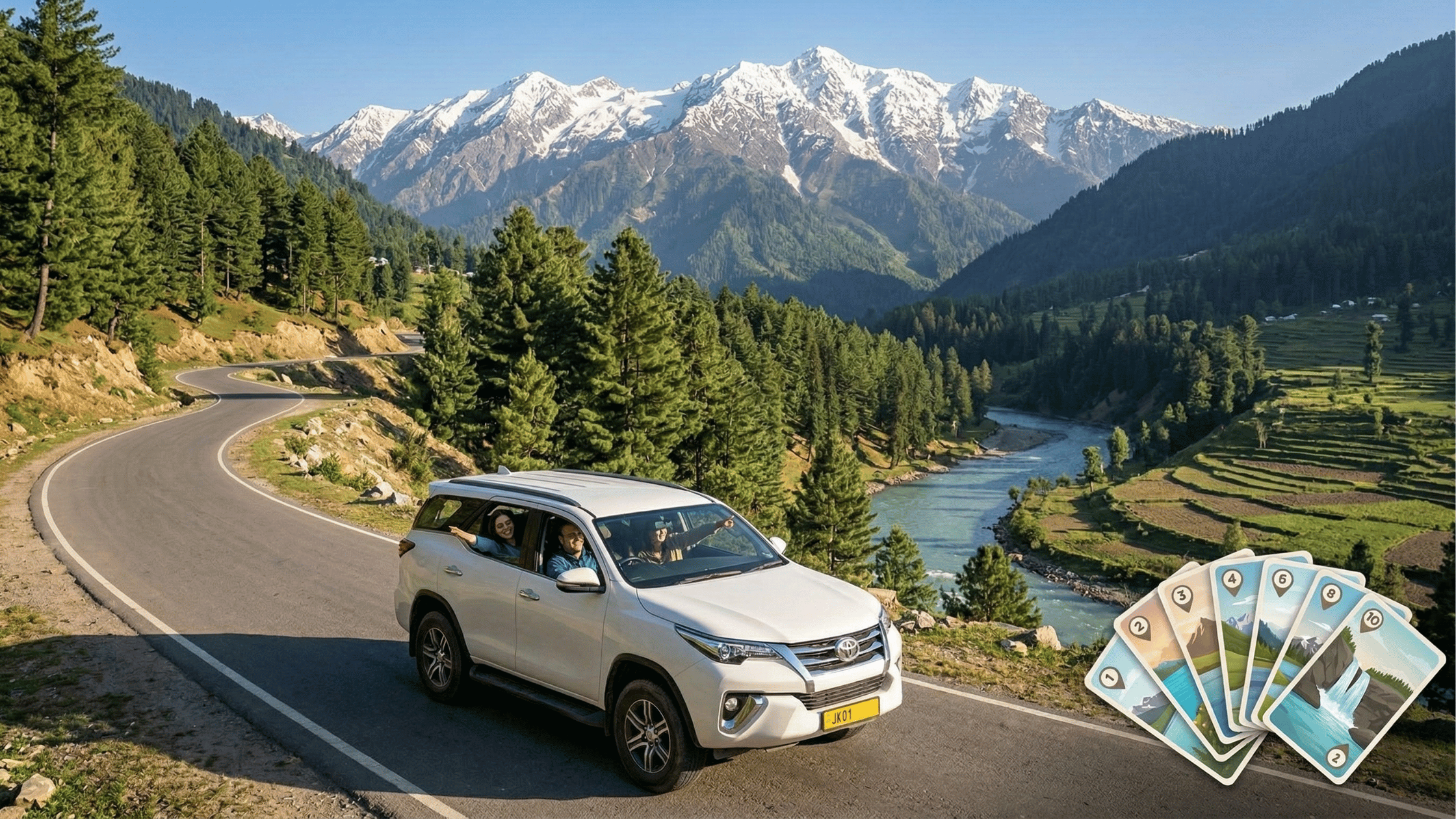 Top 10 Scenic Road Trips in Kashmir