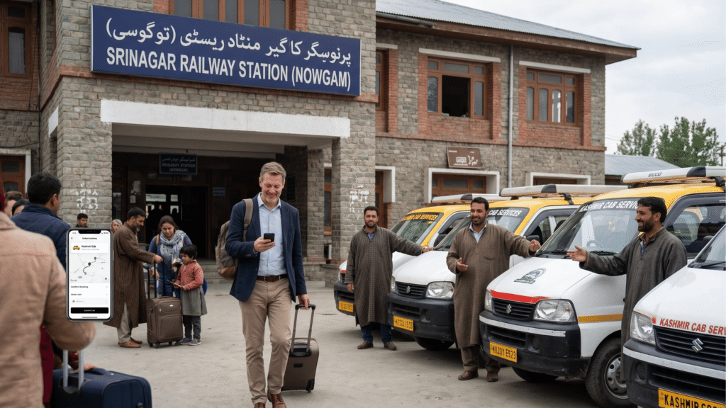 How to Book a Taxi from Srinagar Railway Station