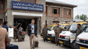 How to Book a Taxi from Srinagar Railway Station